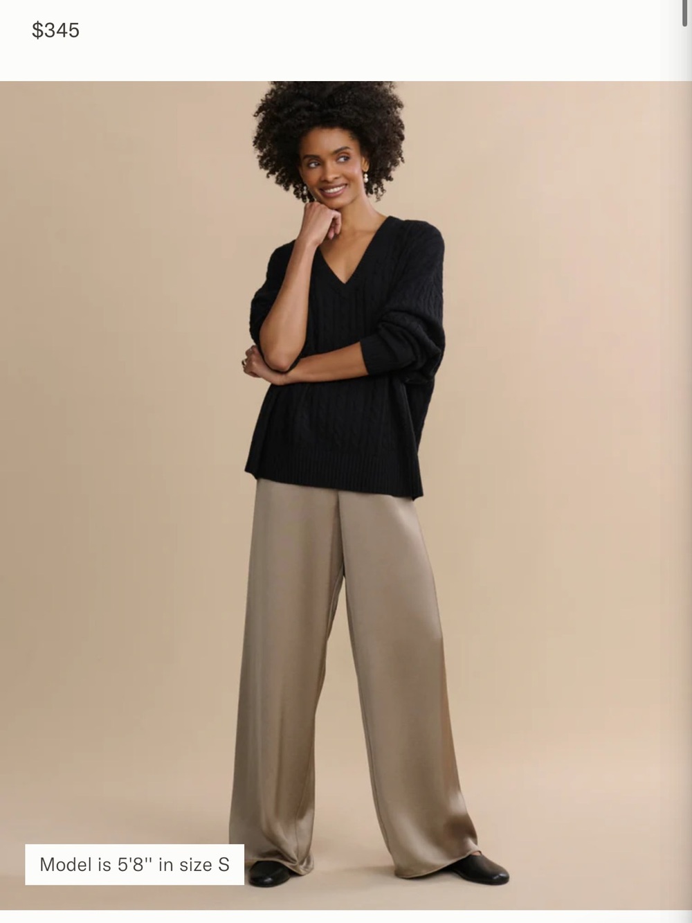 Jenni Kayne Demi Pant in Olio, Size L, Never Worn